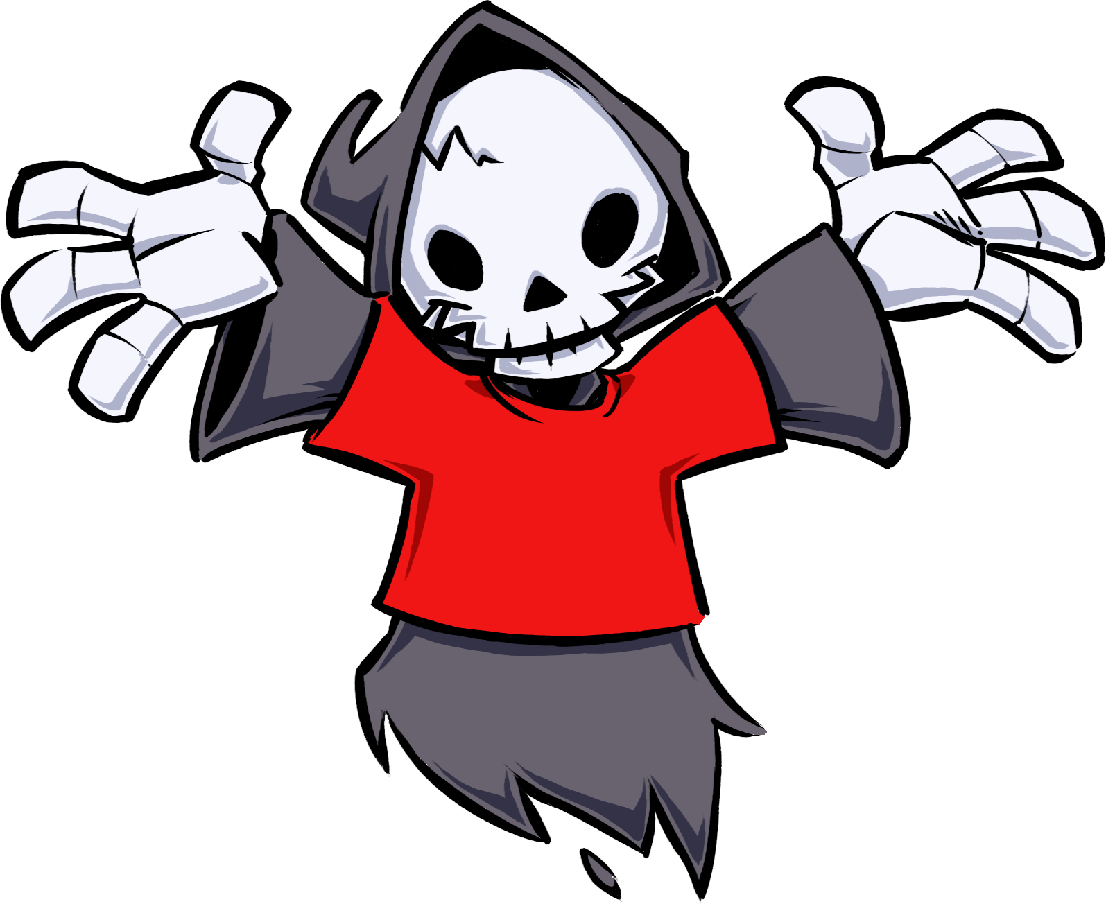 ript apparel mascot grim reaper illustration cute branding paulfriemel